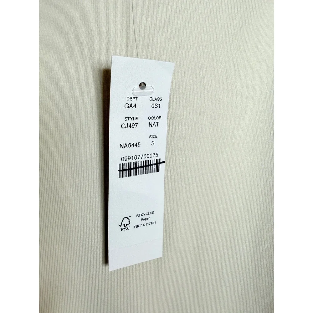 J.Crew Drop-waist mixy dress Small Natural NWT - Picture 7 of 7